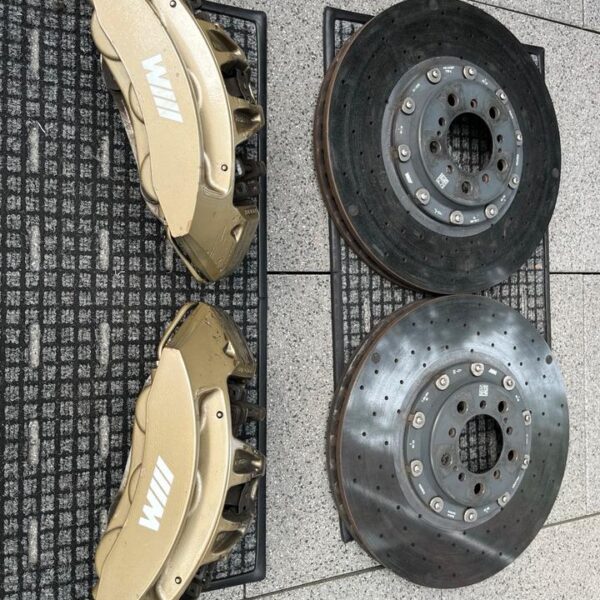 BMW ceramic front brake system for the BMW M2, M3, and M4 Competition models