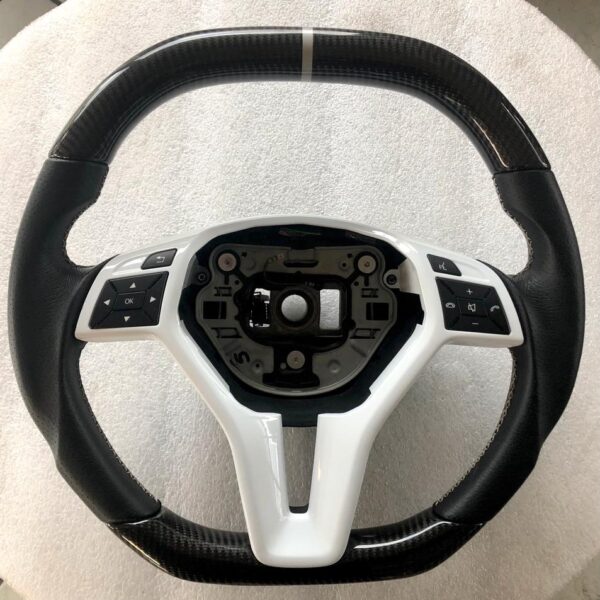 Carbon Steering Wheel for Mercedes W204 / C204 / S204 — Designo Style