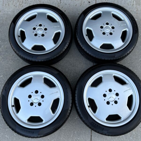 17″ AMG Aero II Monoblock Wheels with Pirelli Tires